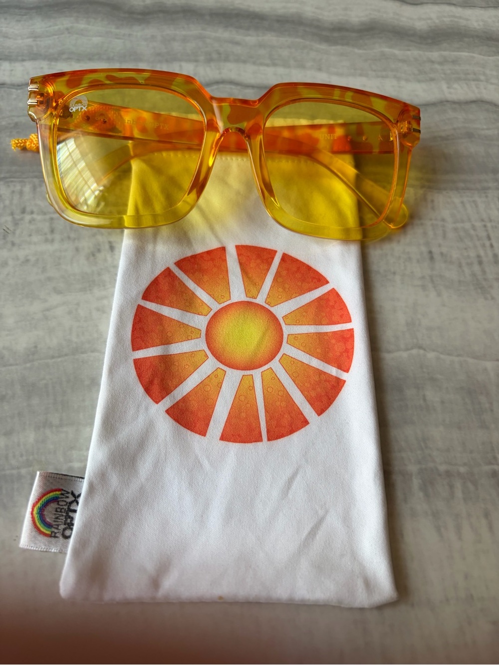Rainbow OPTX The Unit Radiance Yellow Sunglasses